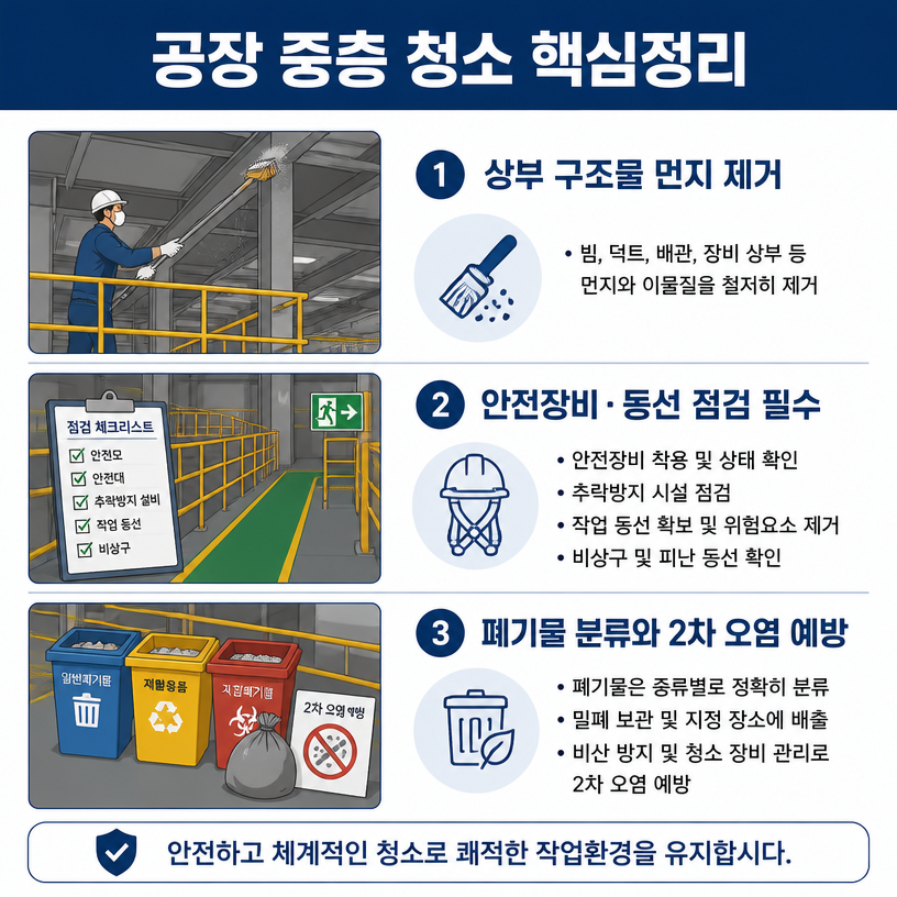 공장 중층 오염과 안전관리 핵심정리